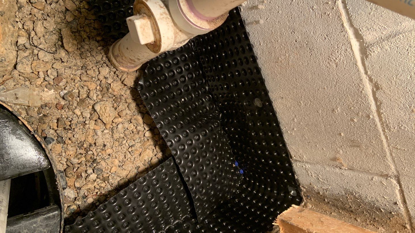 Retrofitting Drainage Board to Relieve the Pressure! by Waterproofing Northeast