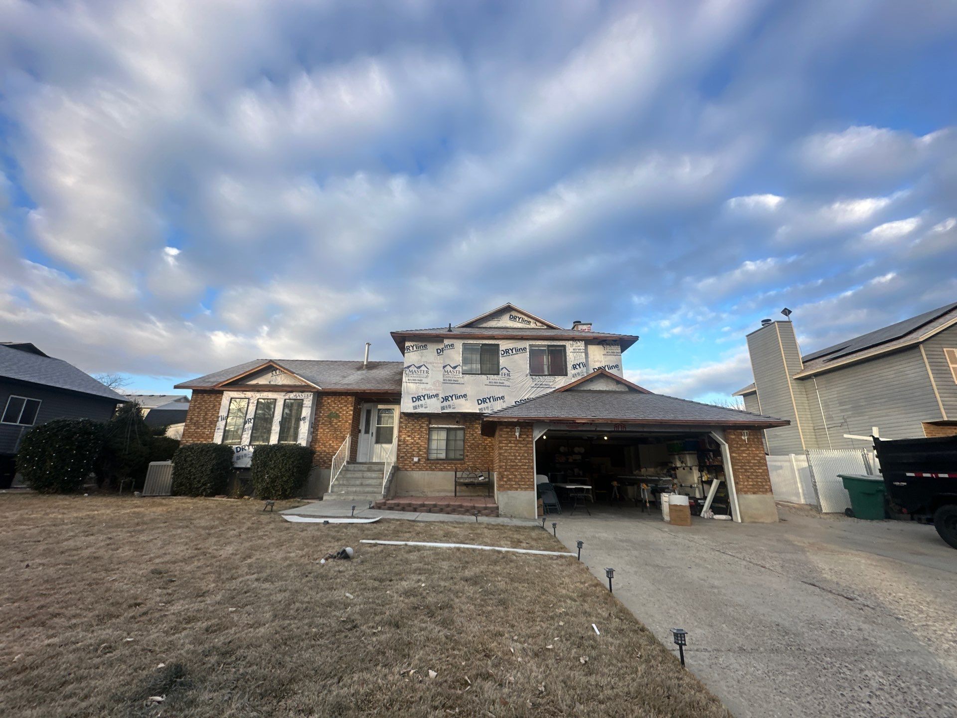 Project in West Jordan by Master Rain Gutters.