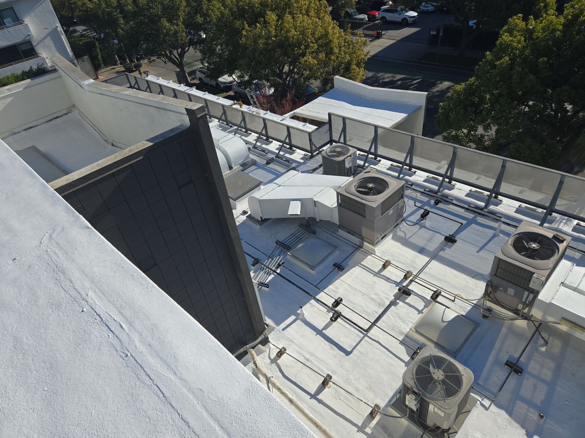Pre-school in Santa Monica - Waterproofed with ASC Silicone Membrane System by Hull Brothers Roofing