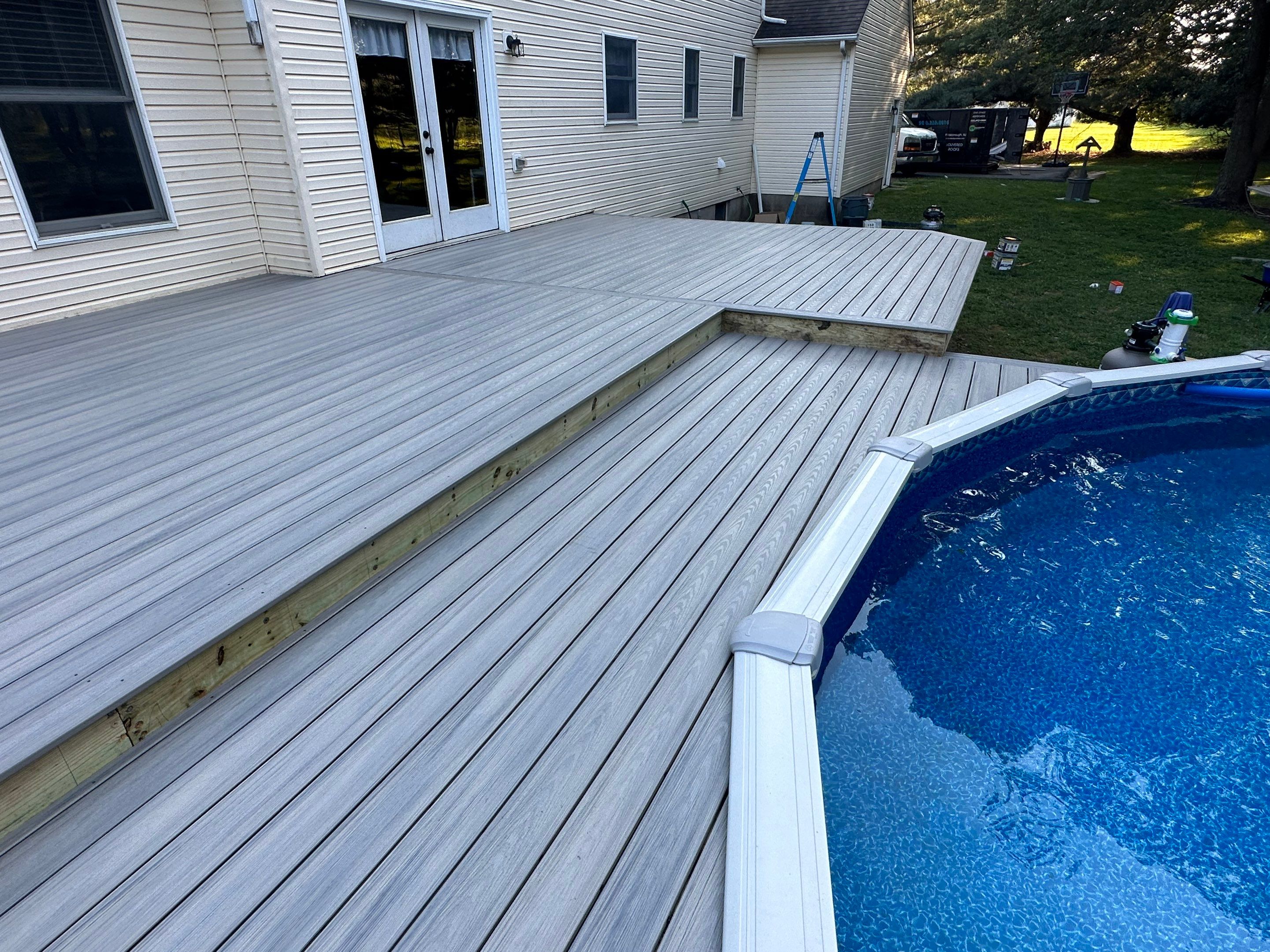 New Pool Deck IN Flemington by deck guardian