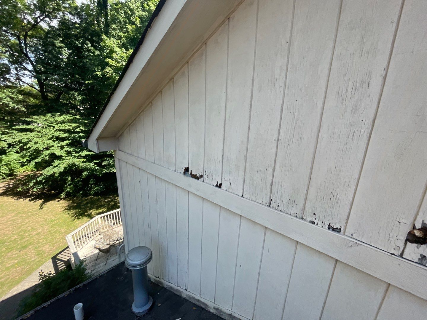 Seabreeze Roof Replacement, Exterior Siding and trim repairs and paint by 317 Roofing & Restorations