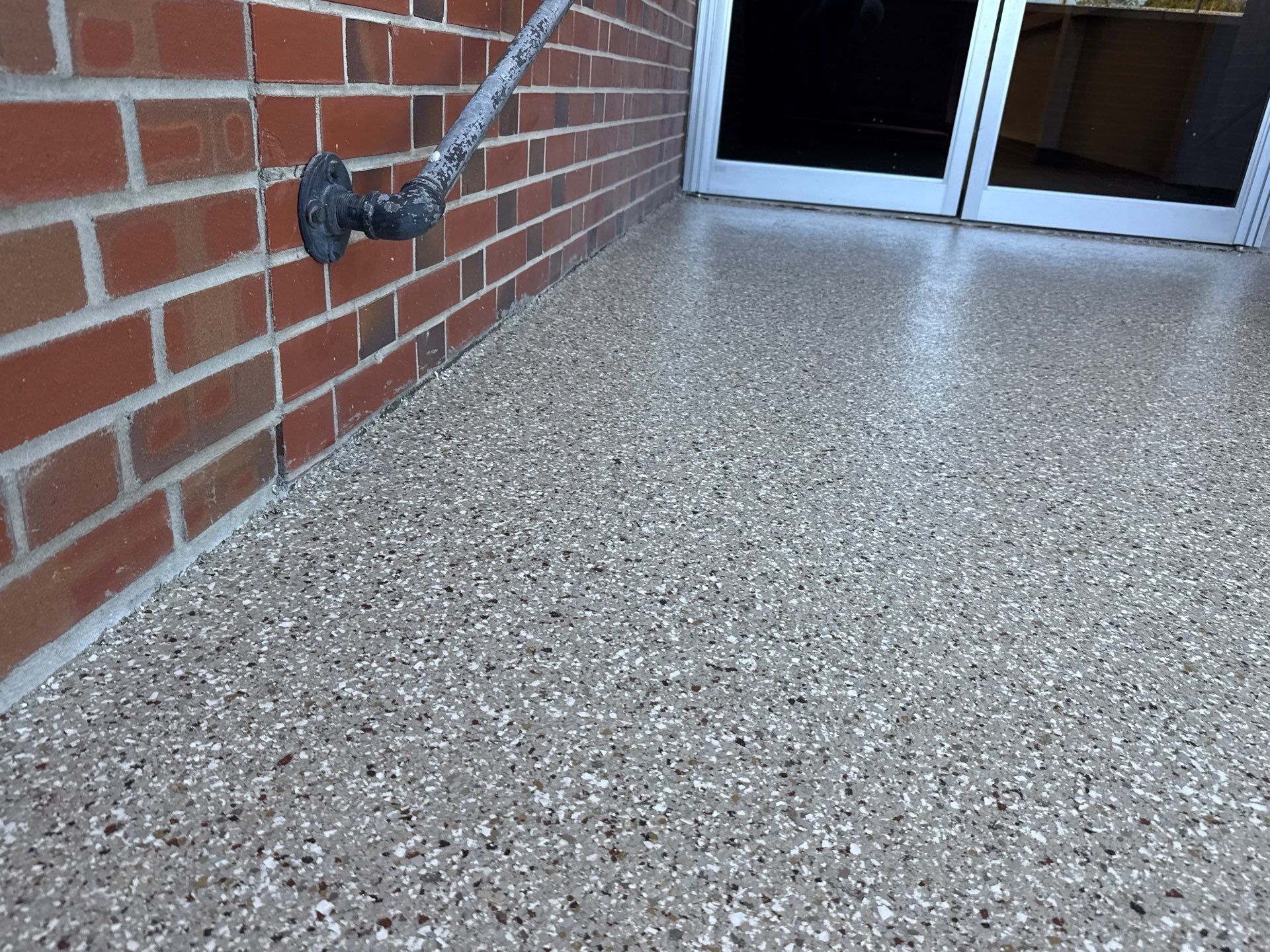 Lake Butler Courthouse in Lake Butler, FL in Pebble Beach by Cross Creek Concrete Coatings