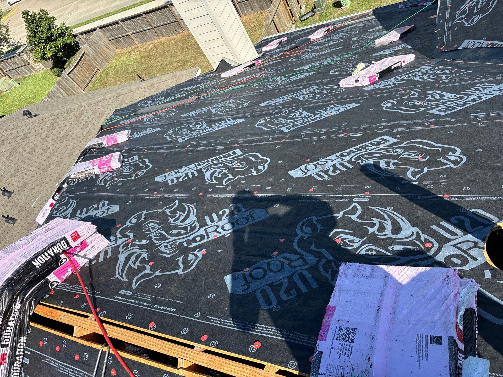 Residential Roofing Installation using Owen's Corning Duration (Lifetime) Shingles by Roof Repair Company