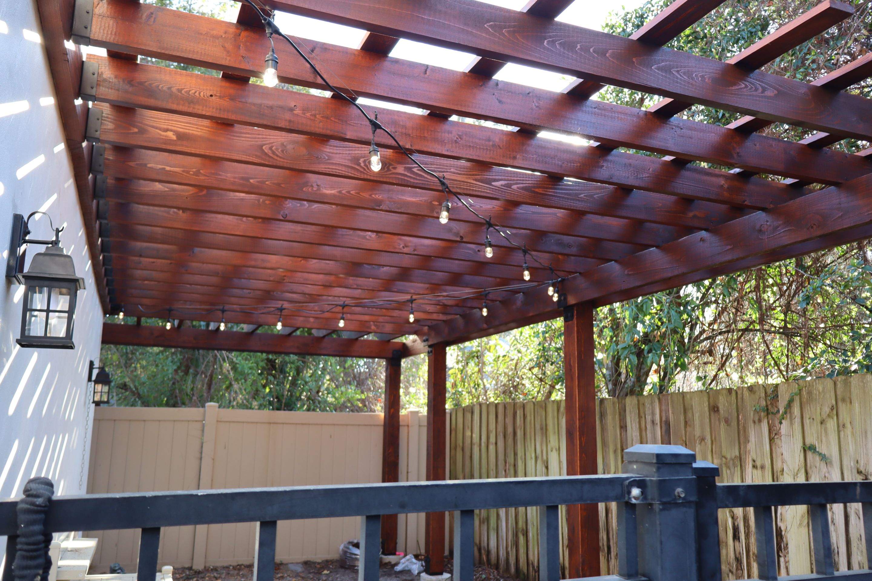 Attach Cypress pergola by Orlando pergolas