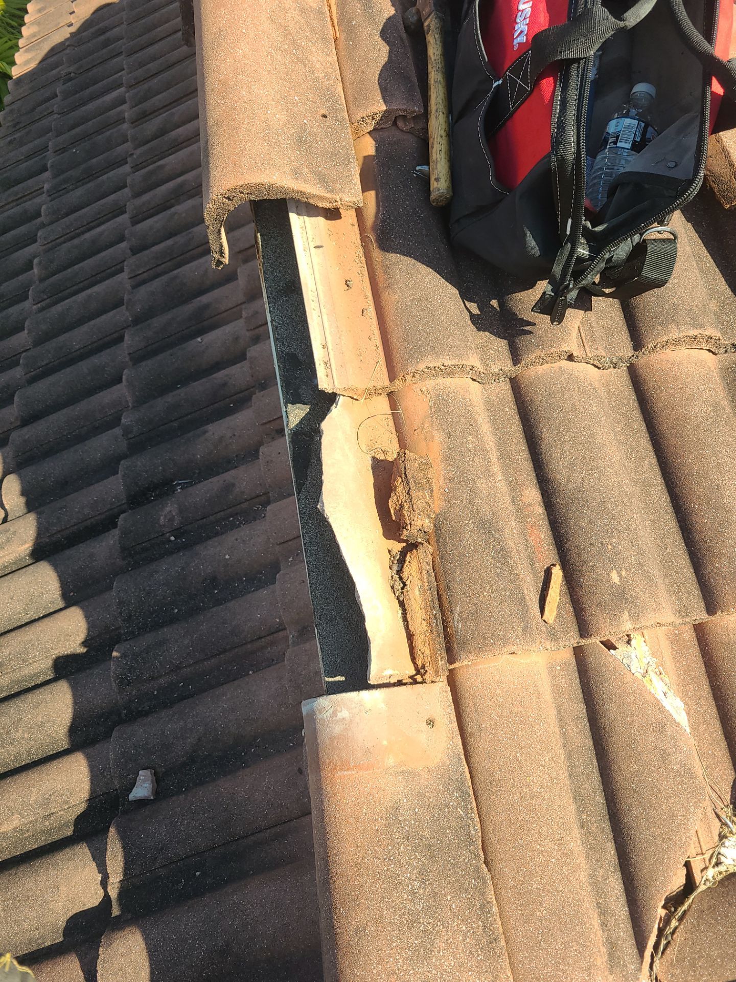 Concrete Tile Roof Repair and Ridge Cap Maintenance in Hypoluxo by Aastro Roofing