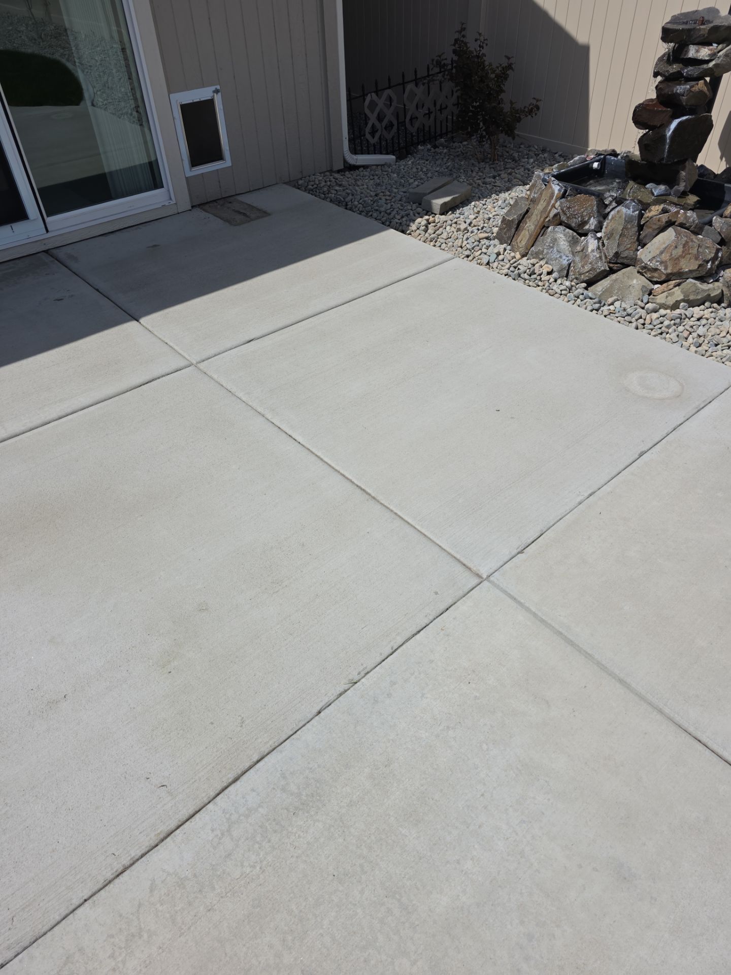 Patio Transformation using Battleship Hybrid by Croc Coatings, LLC