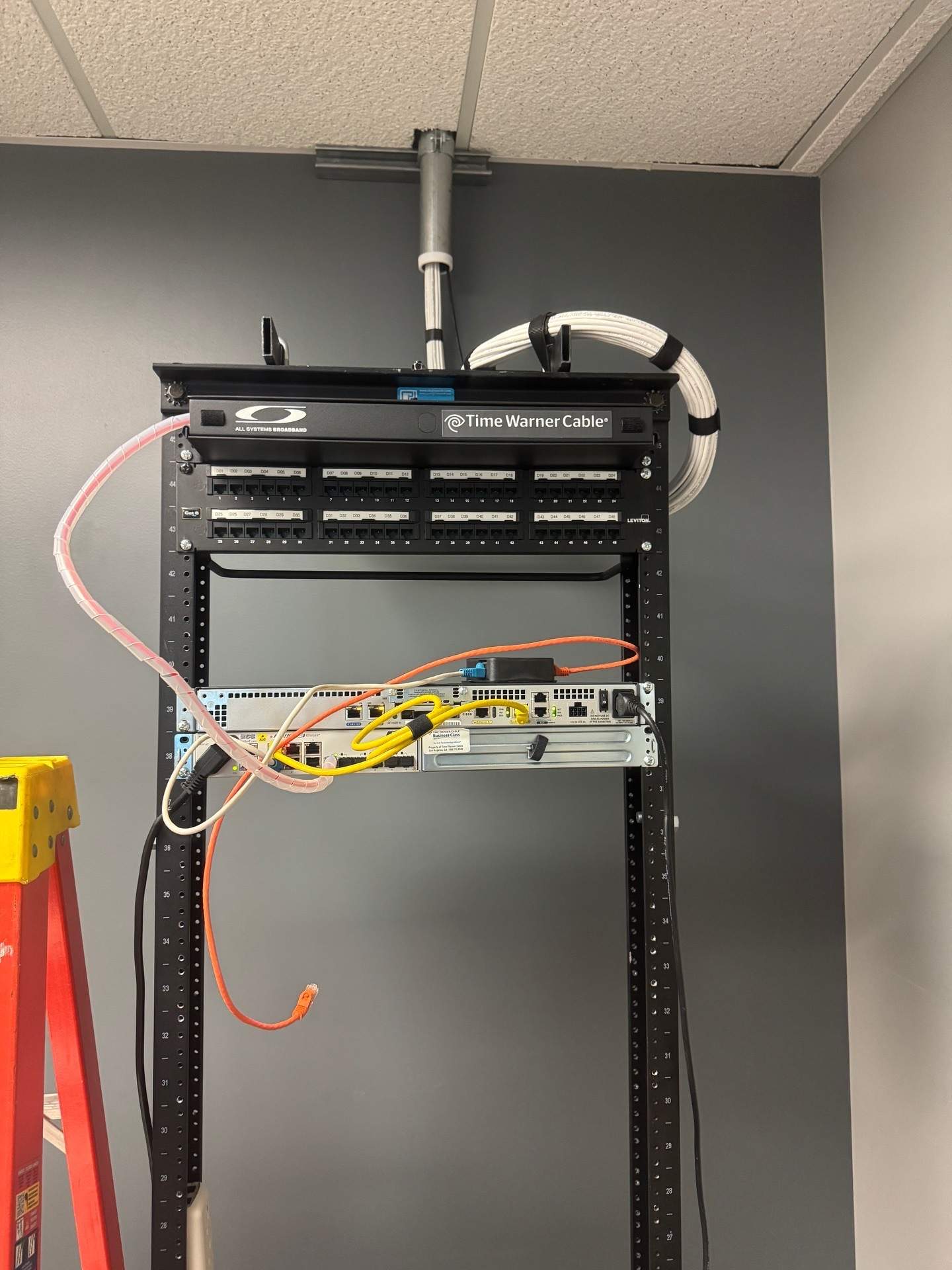 Cat6 CMP Structured Cabling Project – Anaheim, CA by Ring and Ping Inc.
