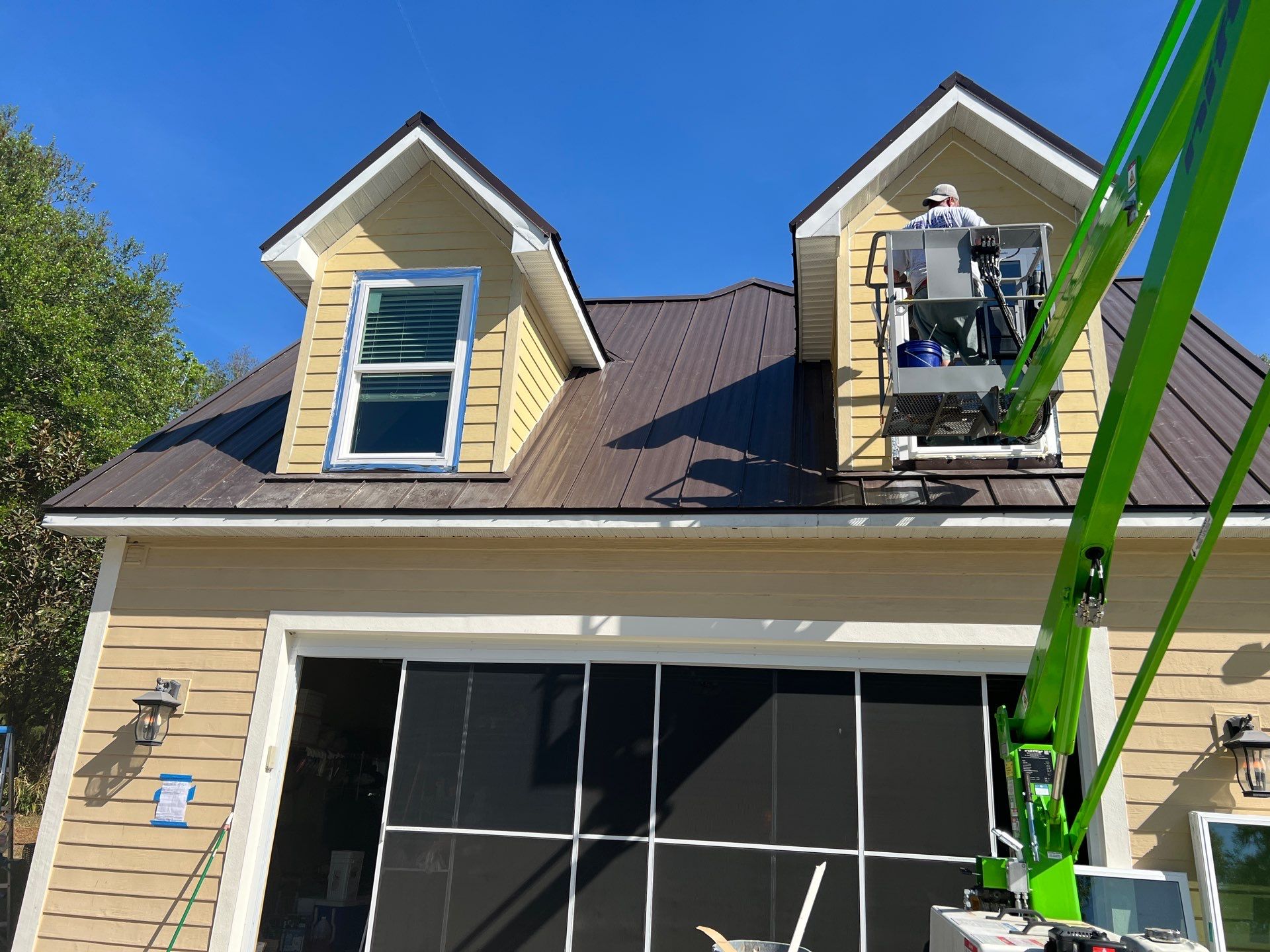Charcoal Brown Standing Seam by Reimagine Roofing