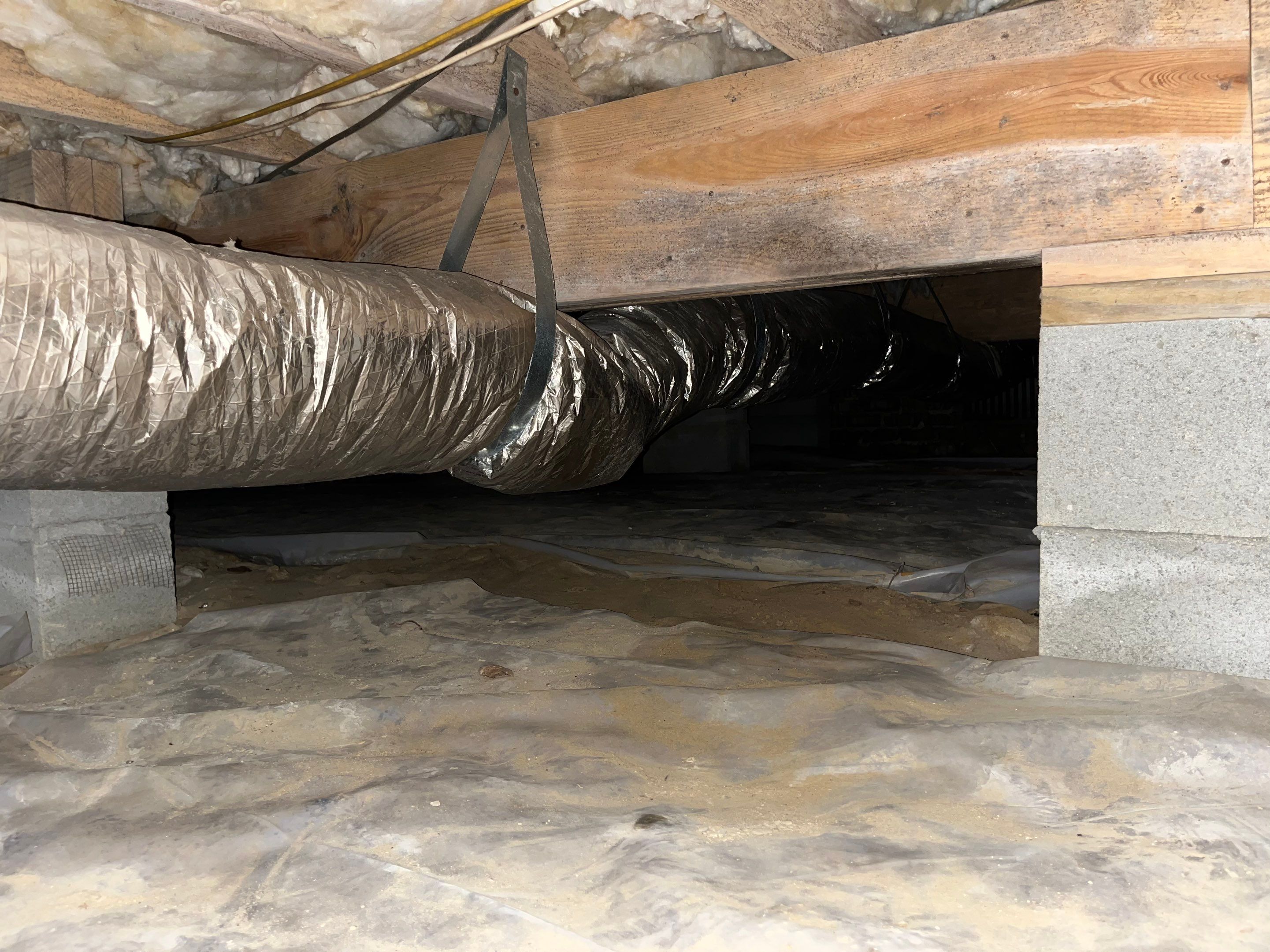 Impact Choice Encapsulation with French Drain, Mold Removal, and Crawlspace Door by Impact Crawlspace