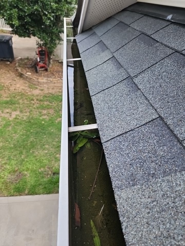 Gutter Cleaning using cleaner by Power Wash Masters LLC