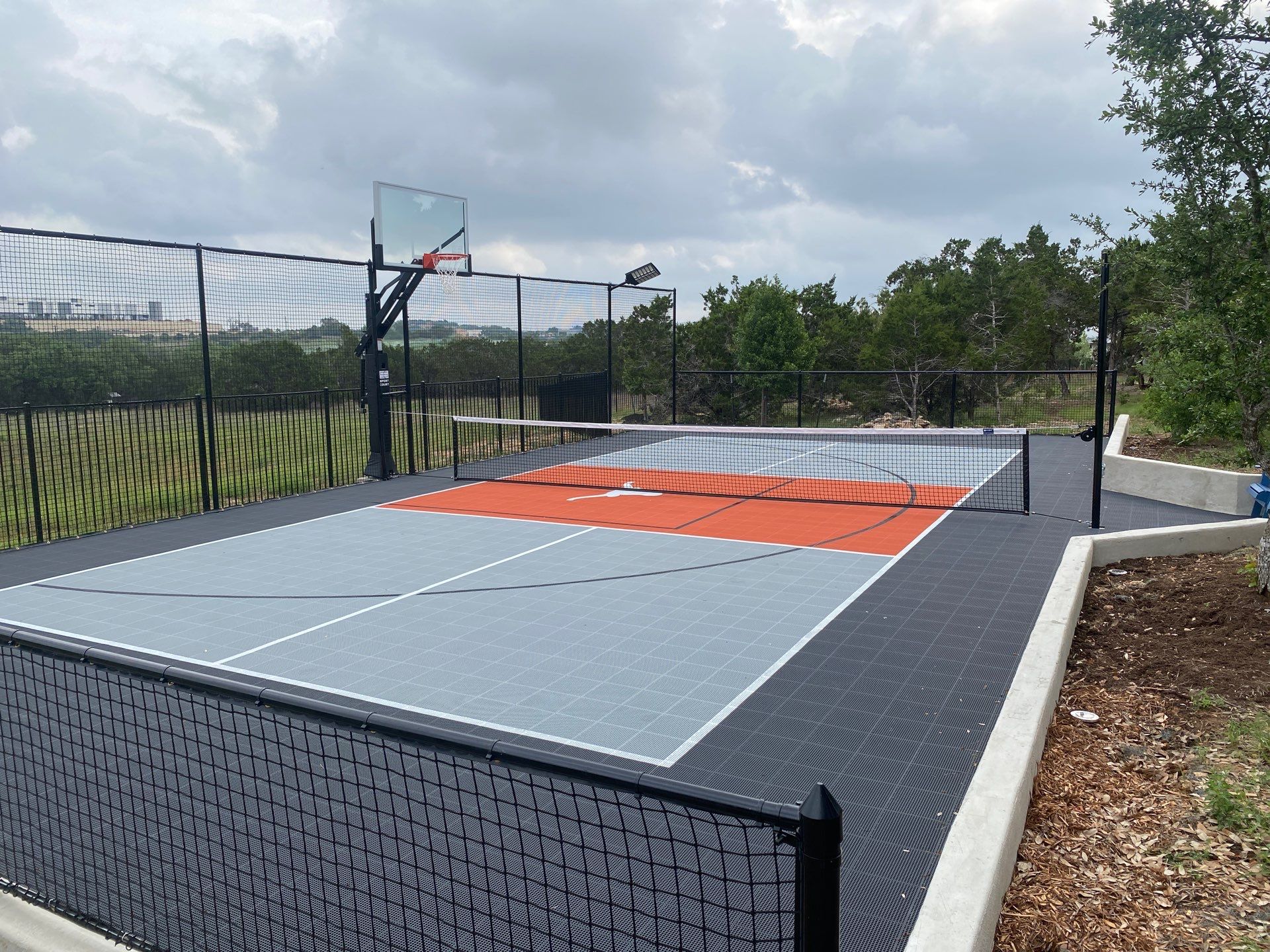 Custom Gamecourt in South Austin by Sport Court Austin