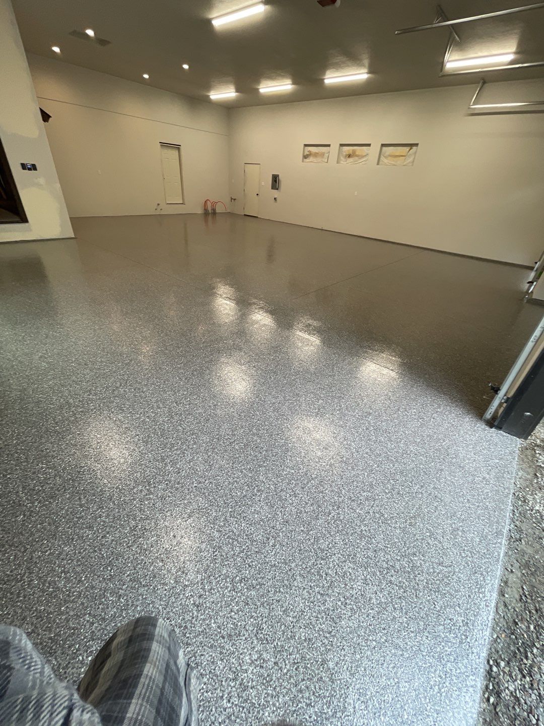 Garage Transformation using Silver Creek and the Penntek Evolution Flooring System by Croc Coatings, LLC