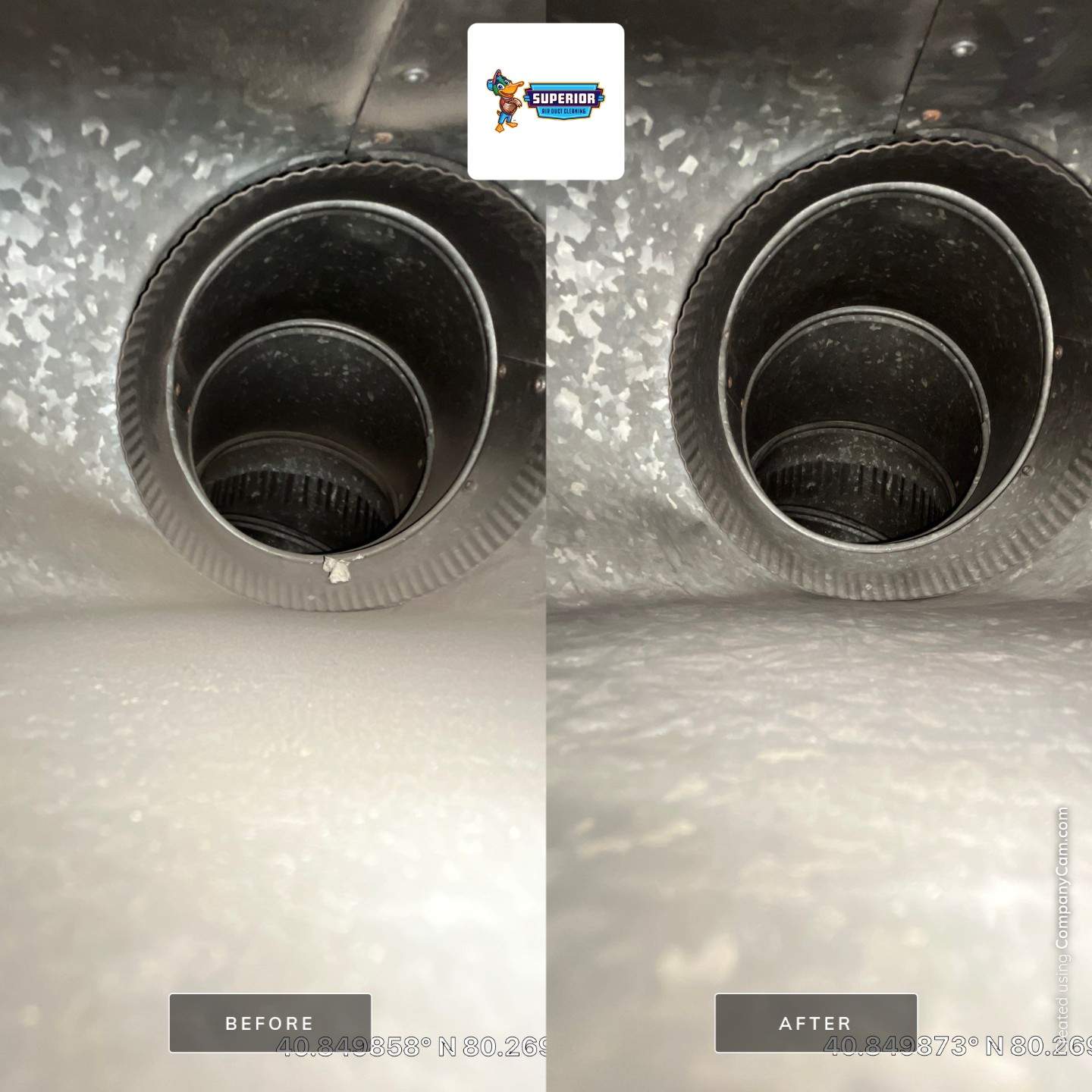 Air Duct Cleaning With a Vacuum Truck in Ellwood City, PA by Superior Air Duct Cleaning