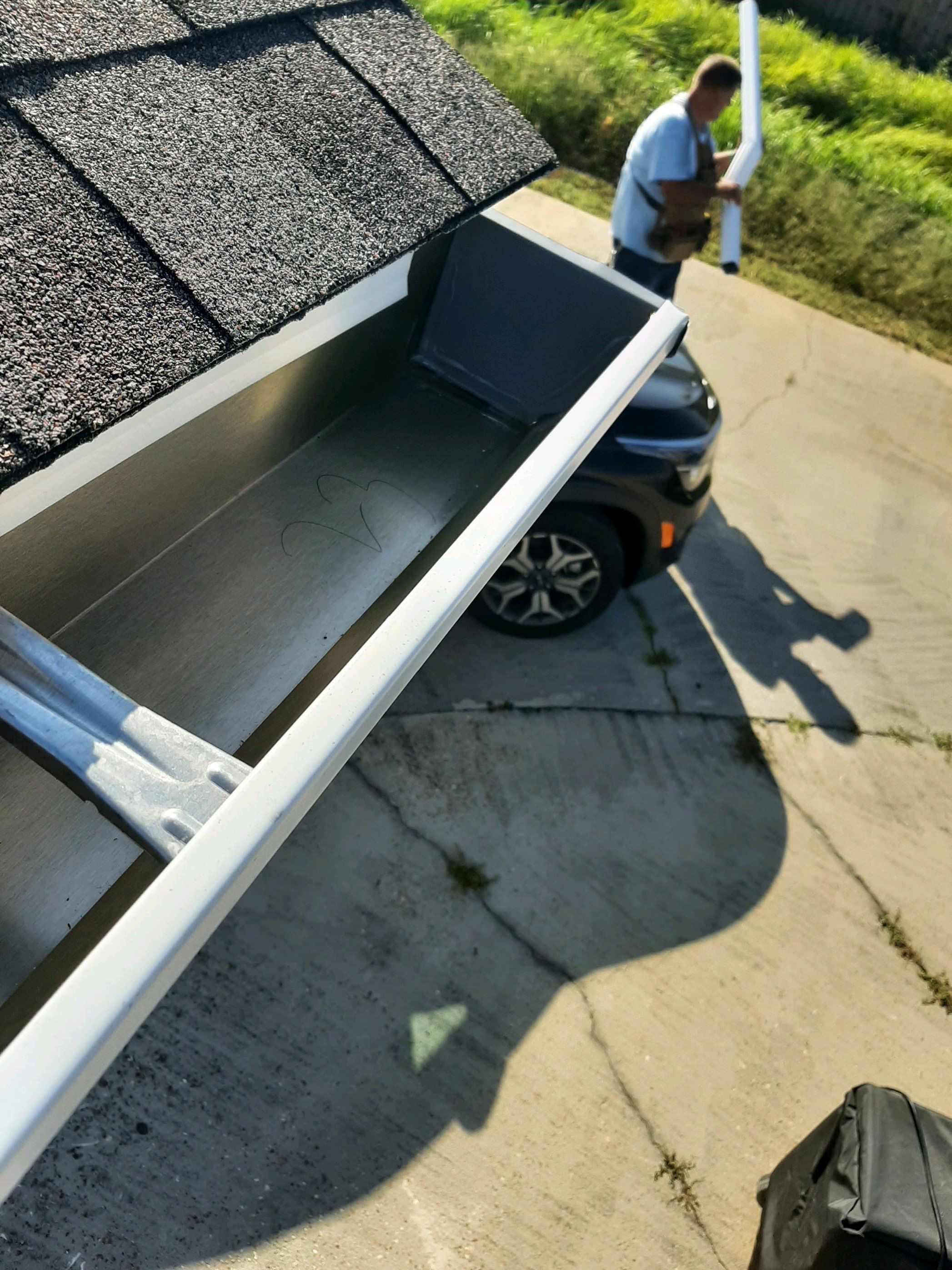 Seamless Gutter Installation using K-Style Gutters by Gutter Professors