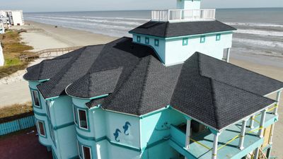 Residential Roof Replacement using GAF HDZ - Charcoal 