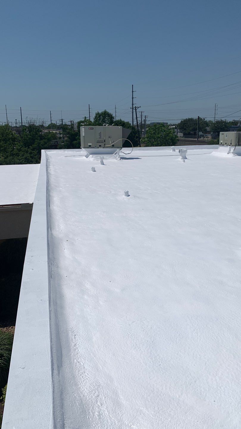 Foam & Metal Roof Restoration – Thermo Sensors (Garland, TX) by All Star Roofing LLC
