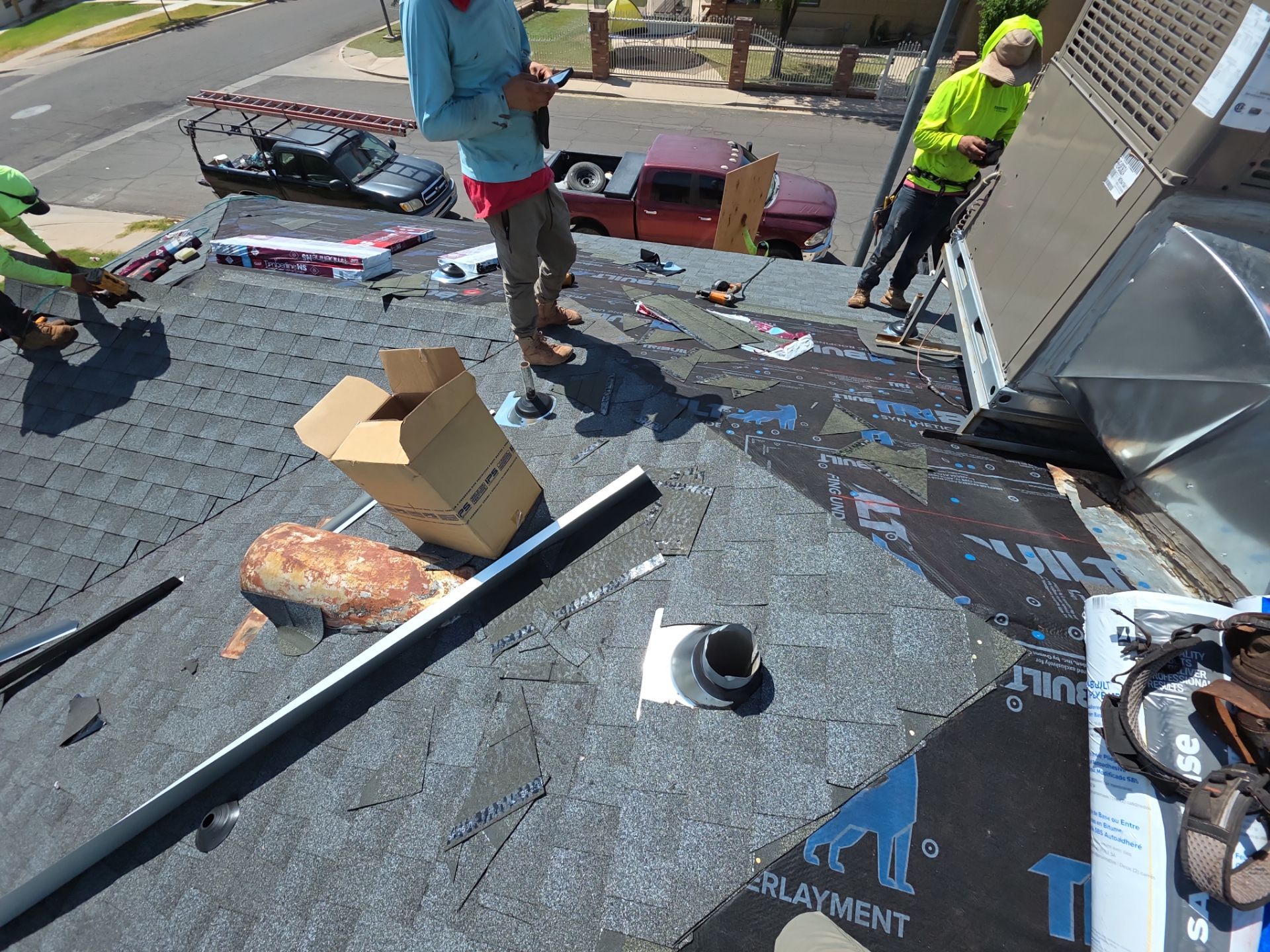 Residential Roof Install using GAF by Weather-Tite Roofing