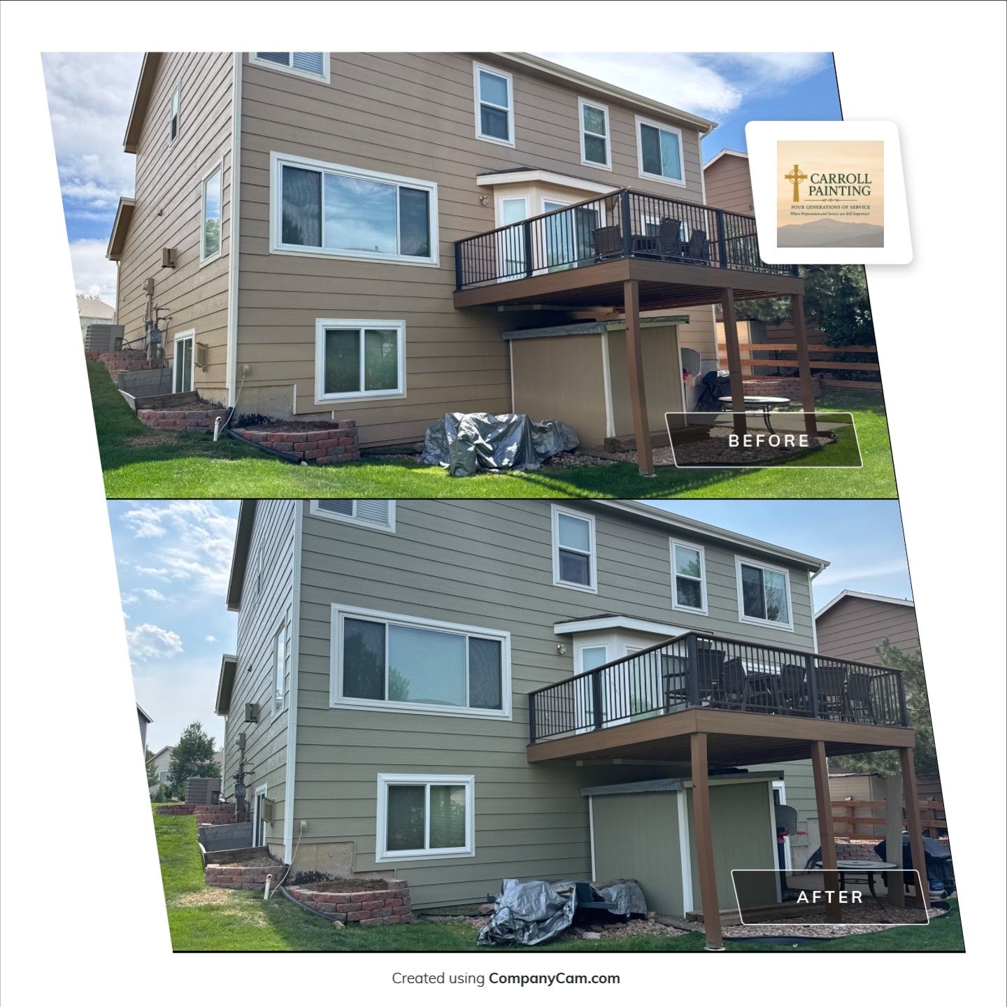 Siding and Trim Paint in North Colorado Springs by Carroll Painting LLC