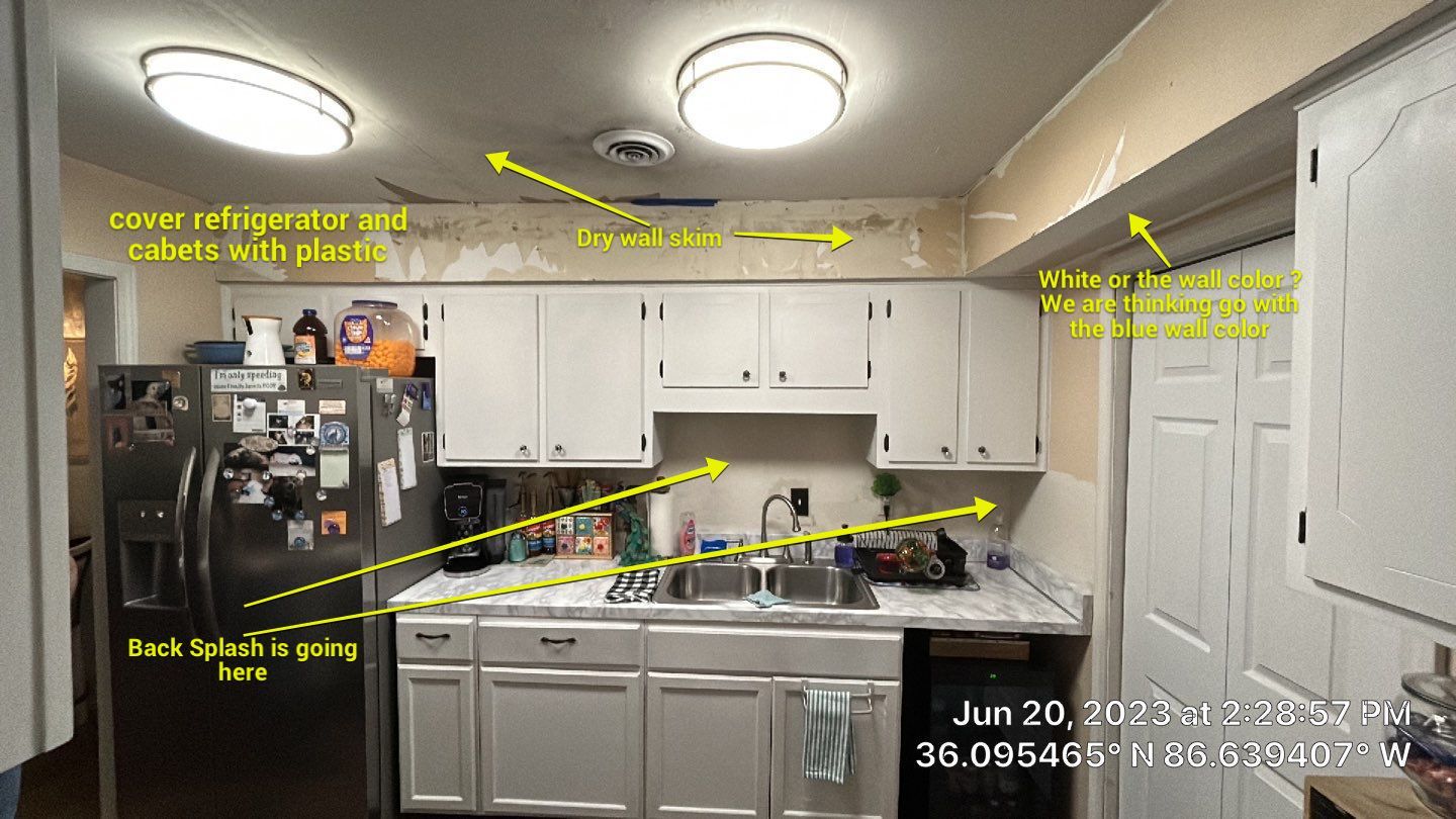 Kitchen Restoration Paint  by Nashville House Painters 