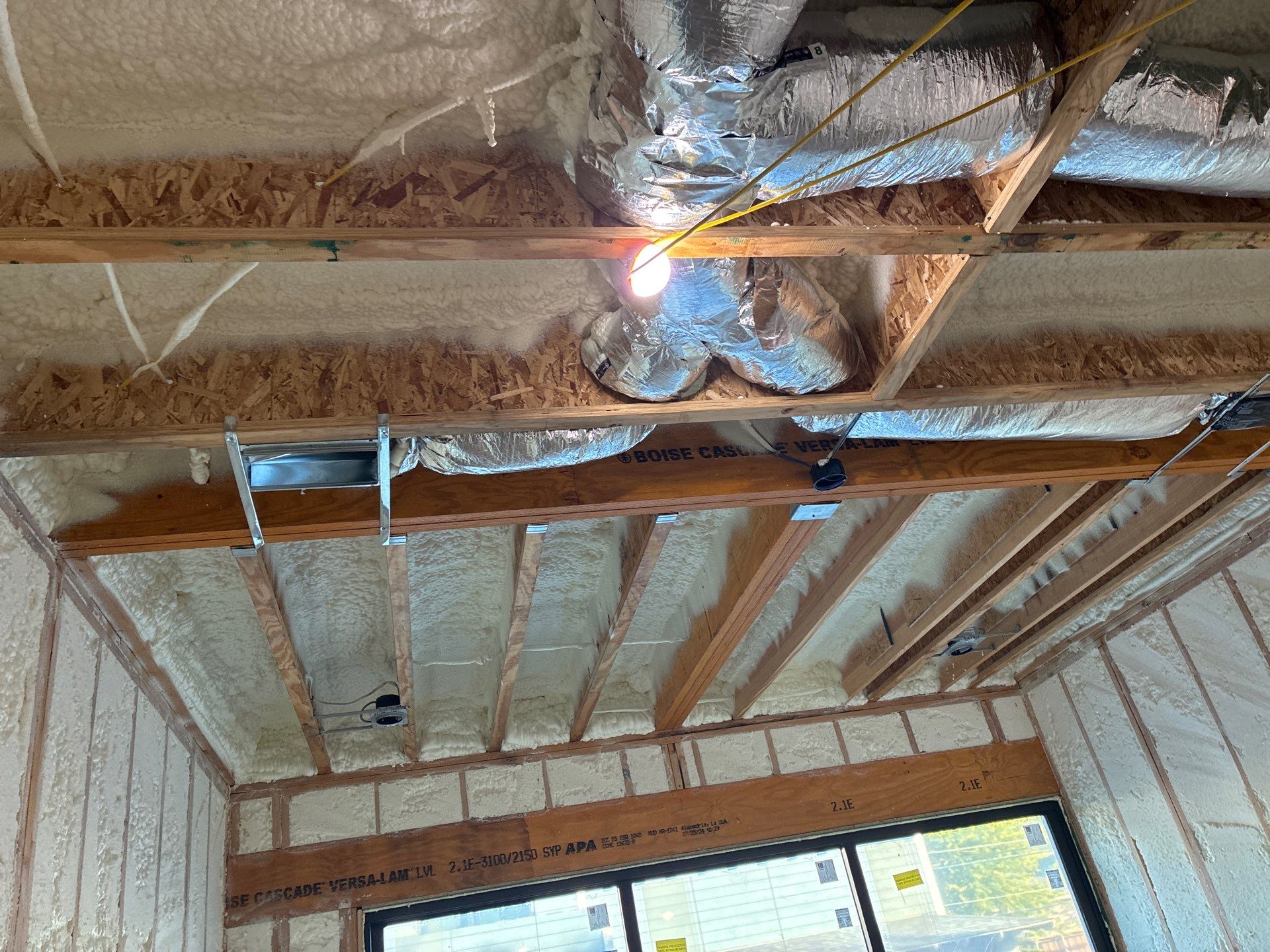Fully encapsulated Dallas custom home  by Apex Insulation Solutions
