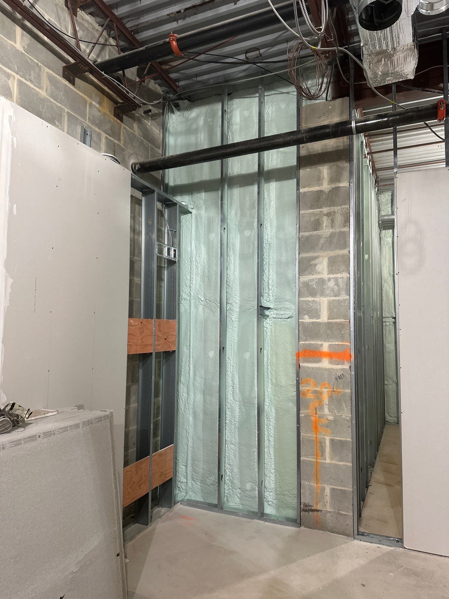 Commercial Building using Closed Cell Spray Foam by NYS Foam & Energy