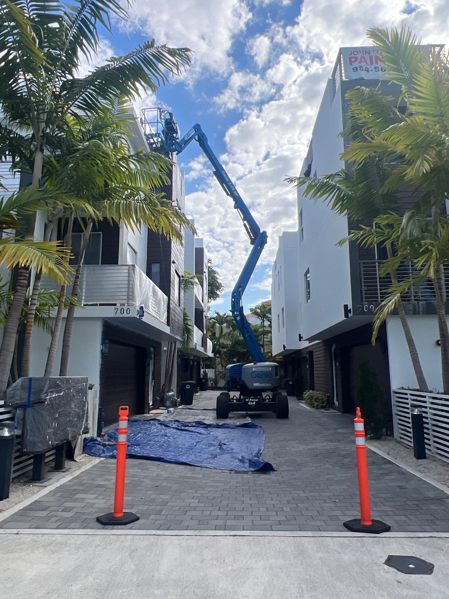 Fort Lauderdale Town Homes Exterior Painting by John “The Greek” Painting