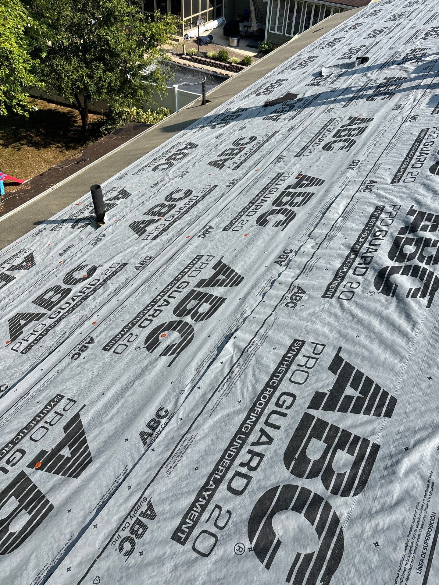 Residential Roofing Installation using GAF Timberline HDZ by Rainstoppers Roofing