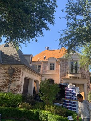 Residential Roof Replacement using GAF products in Frisco Texas