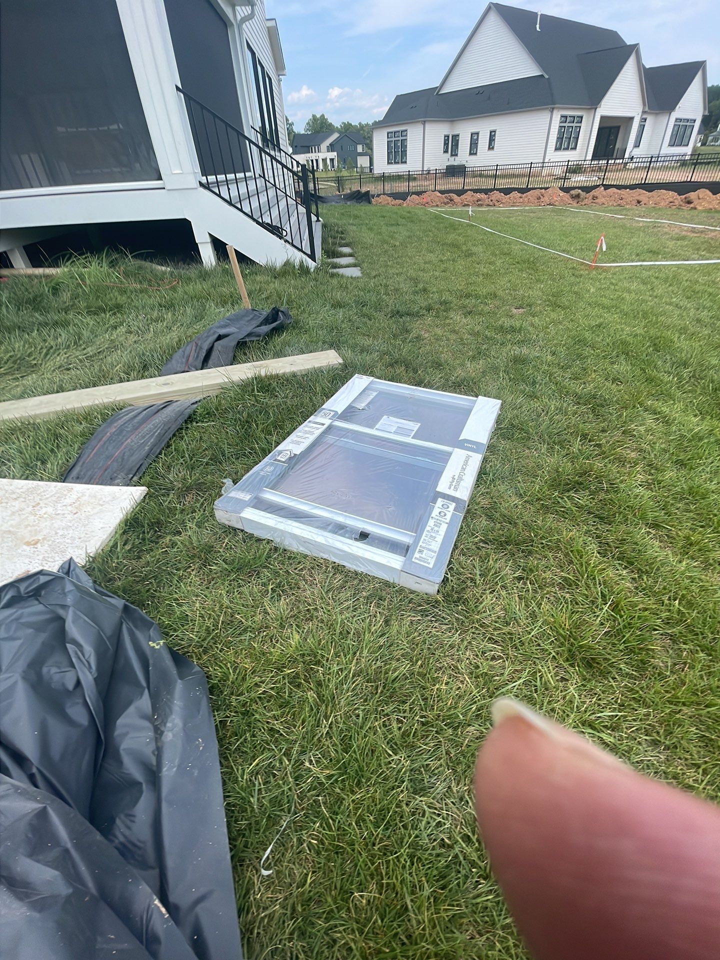 Egress window install, Great Falls, VA by Fairfax Contractors, LLC