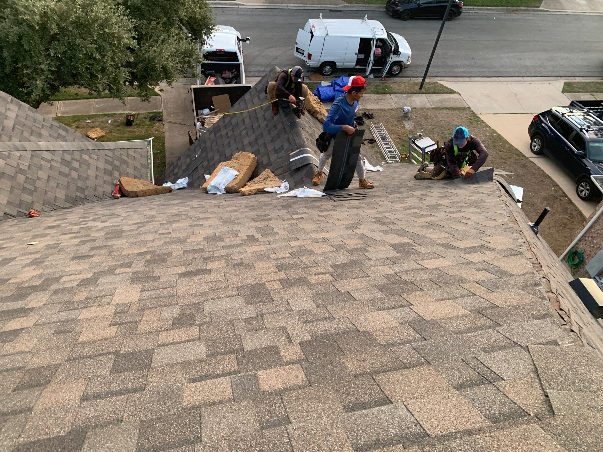 Hail Damage Restoration and Asphalt Shingle Roof Replacement in Austin by Caliber Restoration LLC