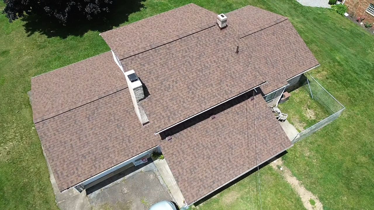 Atlas Pinnacle, Color, Burnt Hickory, Drip Edge, Color, Royal Brown by Eagle Eye Roofing