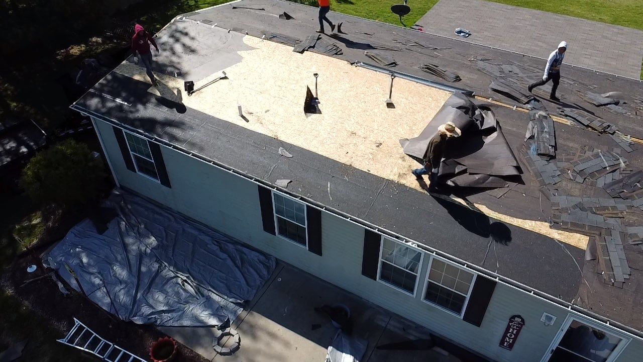 Residential Roofing Installation using Owens Corning Estate Gray Duration by Storm Contracting 