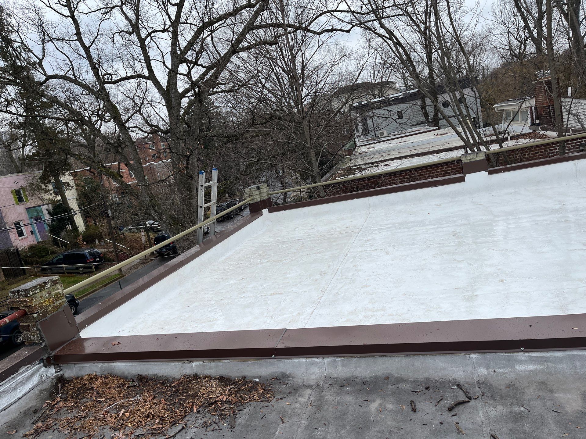 Arlington Flat TPO Roof Installation by RM Banning, Inc.