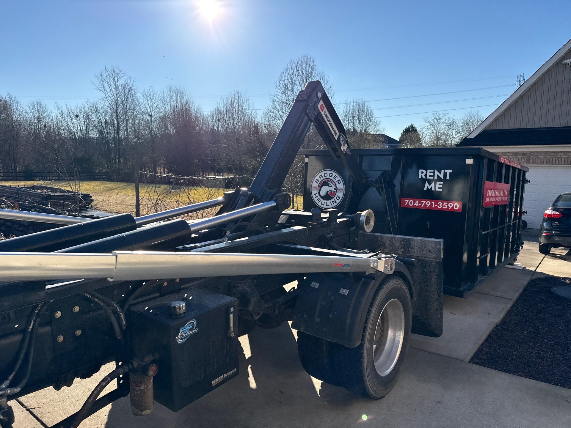 Dumpster Rental in Monroe by Badger Hauling