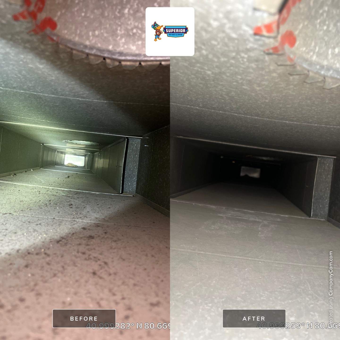 Air Duct Cleaning With a Vacuum Truck in Youngstown, OH by Superior Air Duct Cleaning