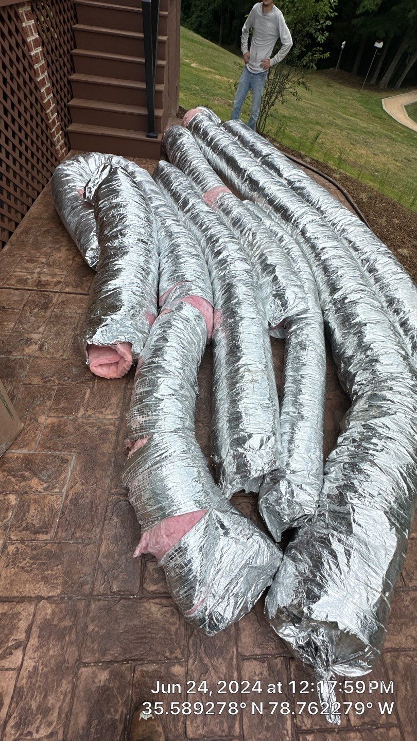 2 Trane XV20i Split System Install by Nick's Mechanical LLC.