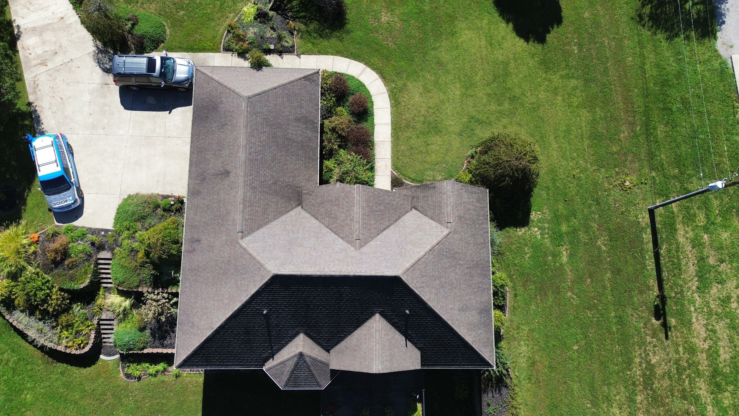 Residential Roofing Installation using Timberline HDZ Shingles - Appalachian Sky by RoofX 
