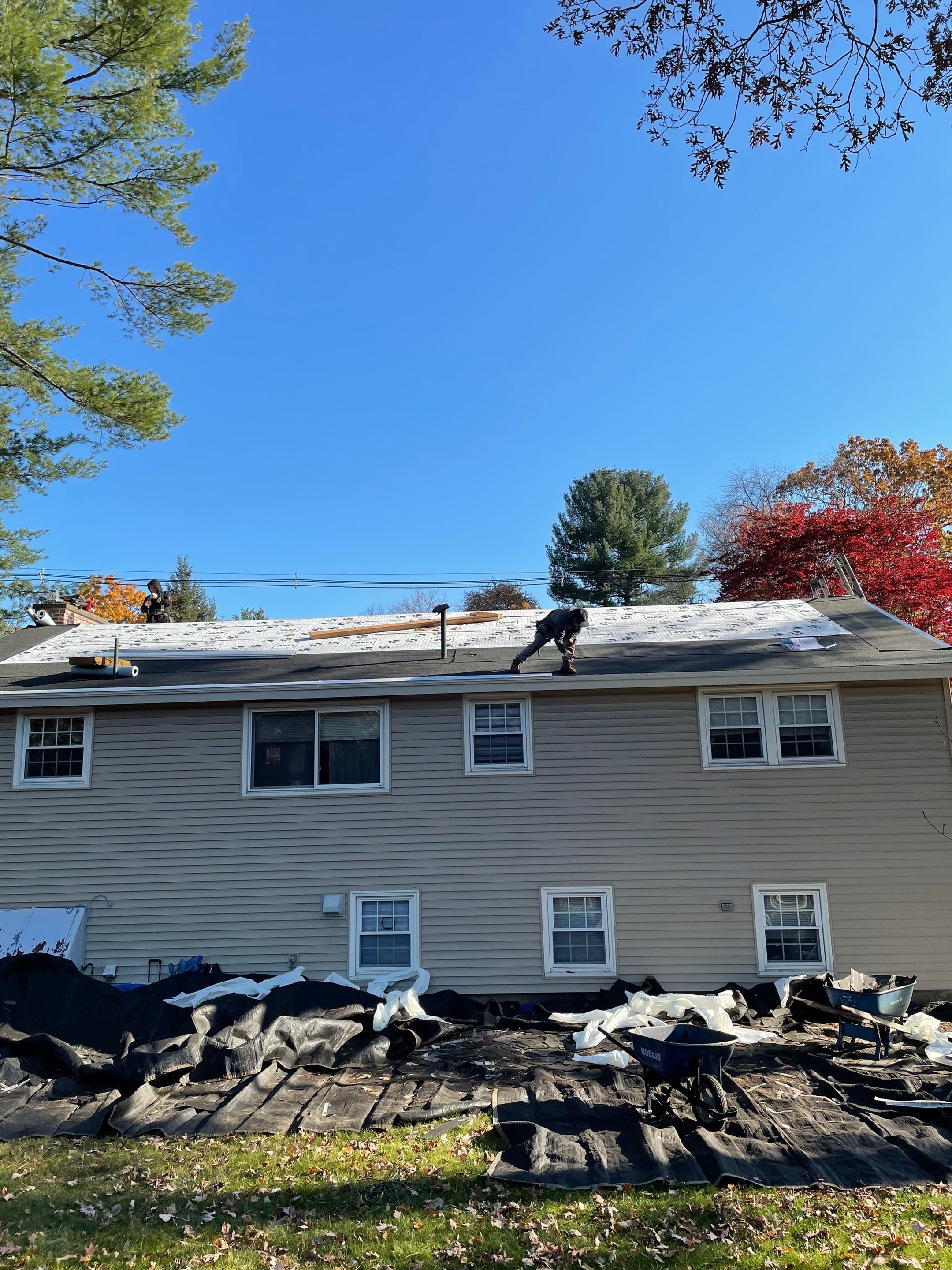 Residential Roofing Installation using GAF Timberline HDZ by Sensible Home Solutions