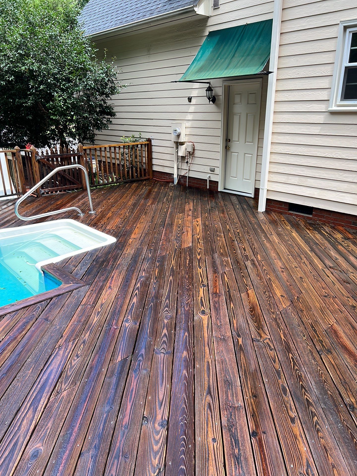 Pool Deck using Wood Sealant by DuraSeal
