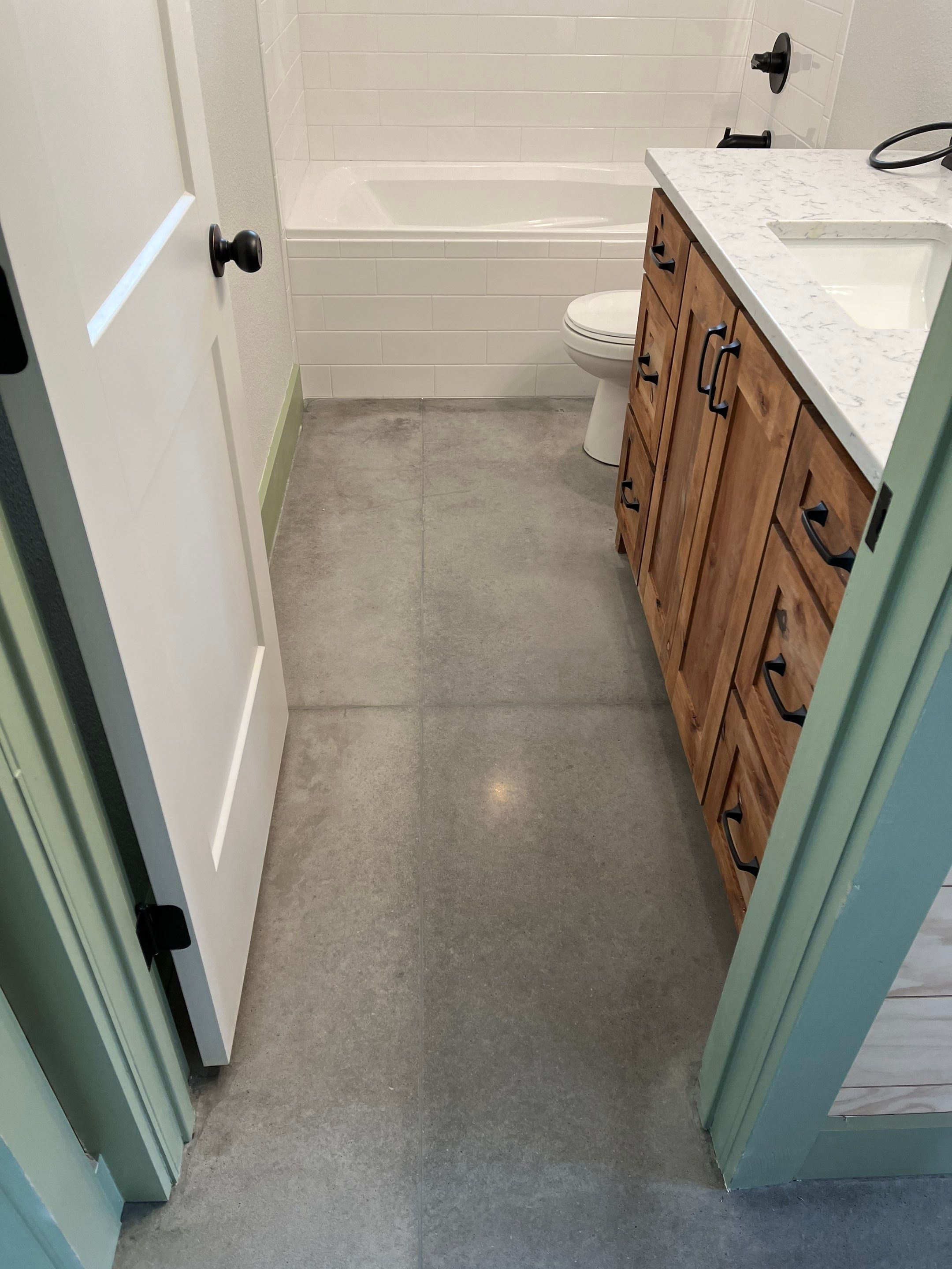 Eudora, KS -- Full Home Polish by Big Red Decorative Concrete, LLC