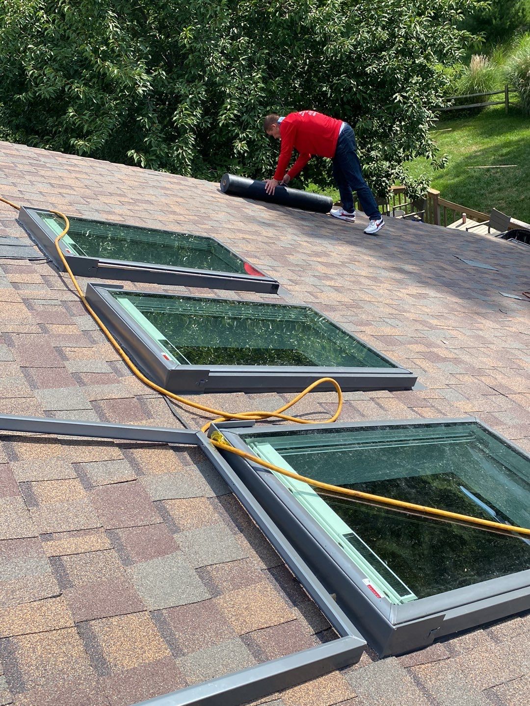 New Shingle Roof, New Skylights, New Windows, Repair T-1 11 panels by Alpha Design Services