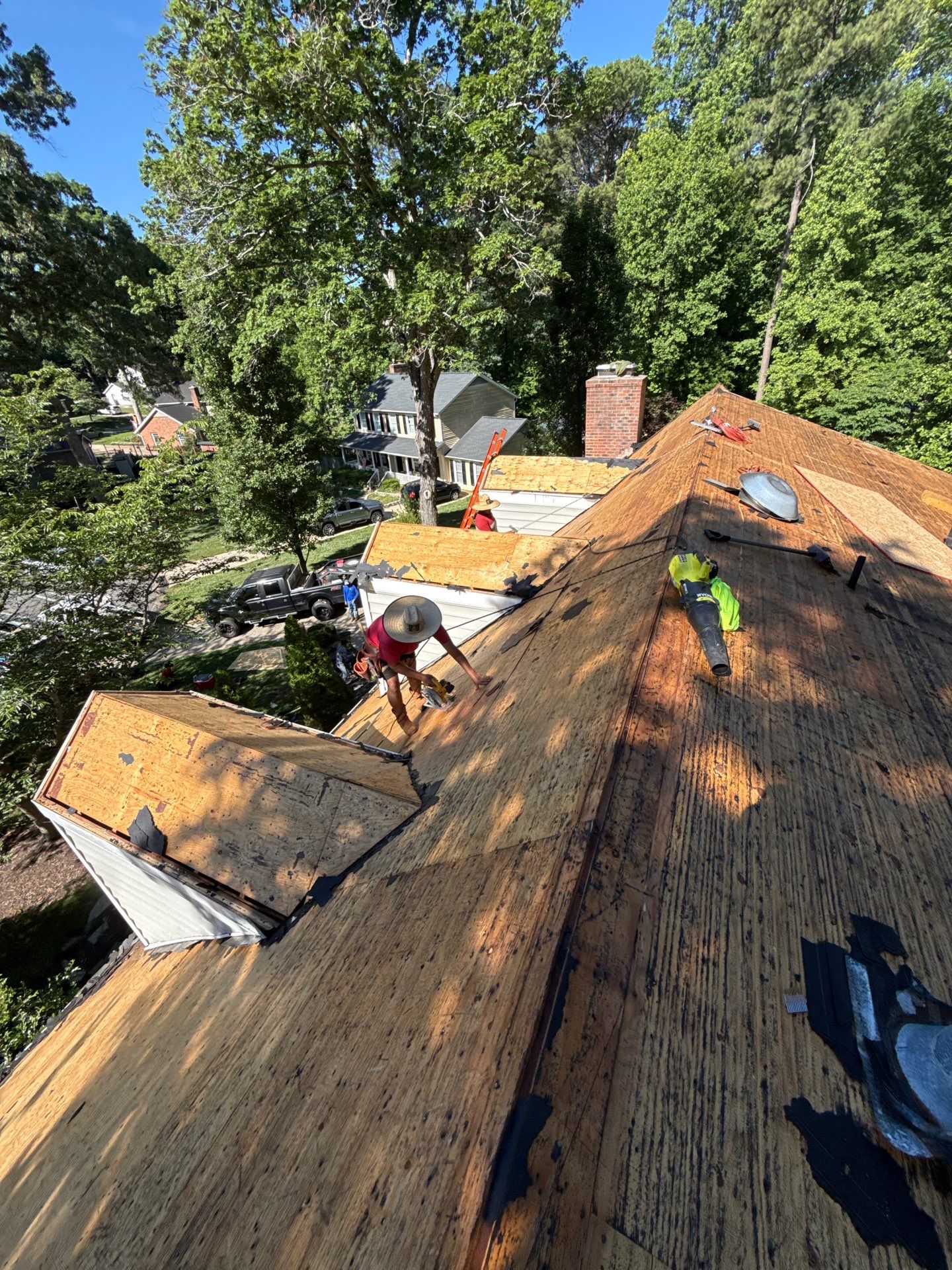 Residential Roof Replacement & Gutter Installation in Cary, NC by Carolina Professional Roofing, Inc  