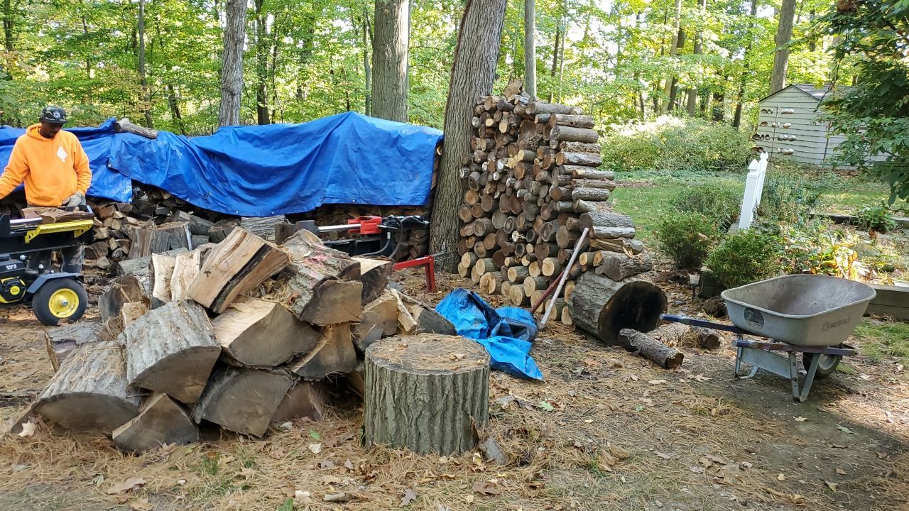Firewood Delivery  using Seasoned Firewood by Mike Jones & Sons Tree Service LLC 