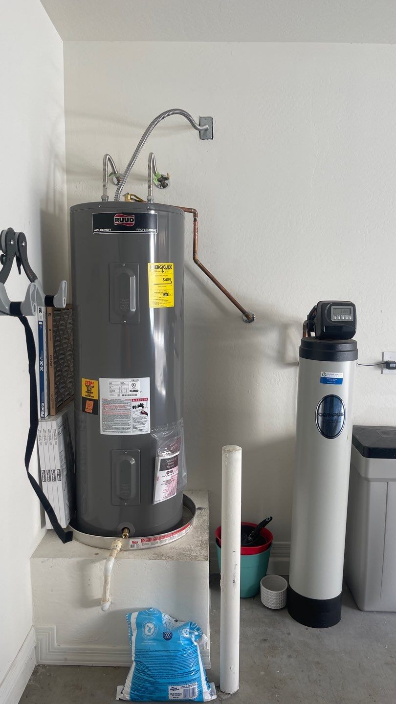 Water Heater Installation using Ruud Water Heater by Ragans Heating and Air