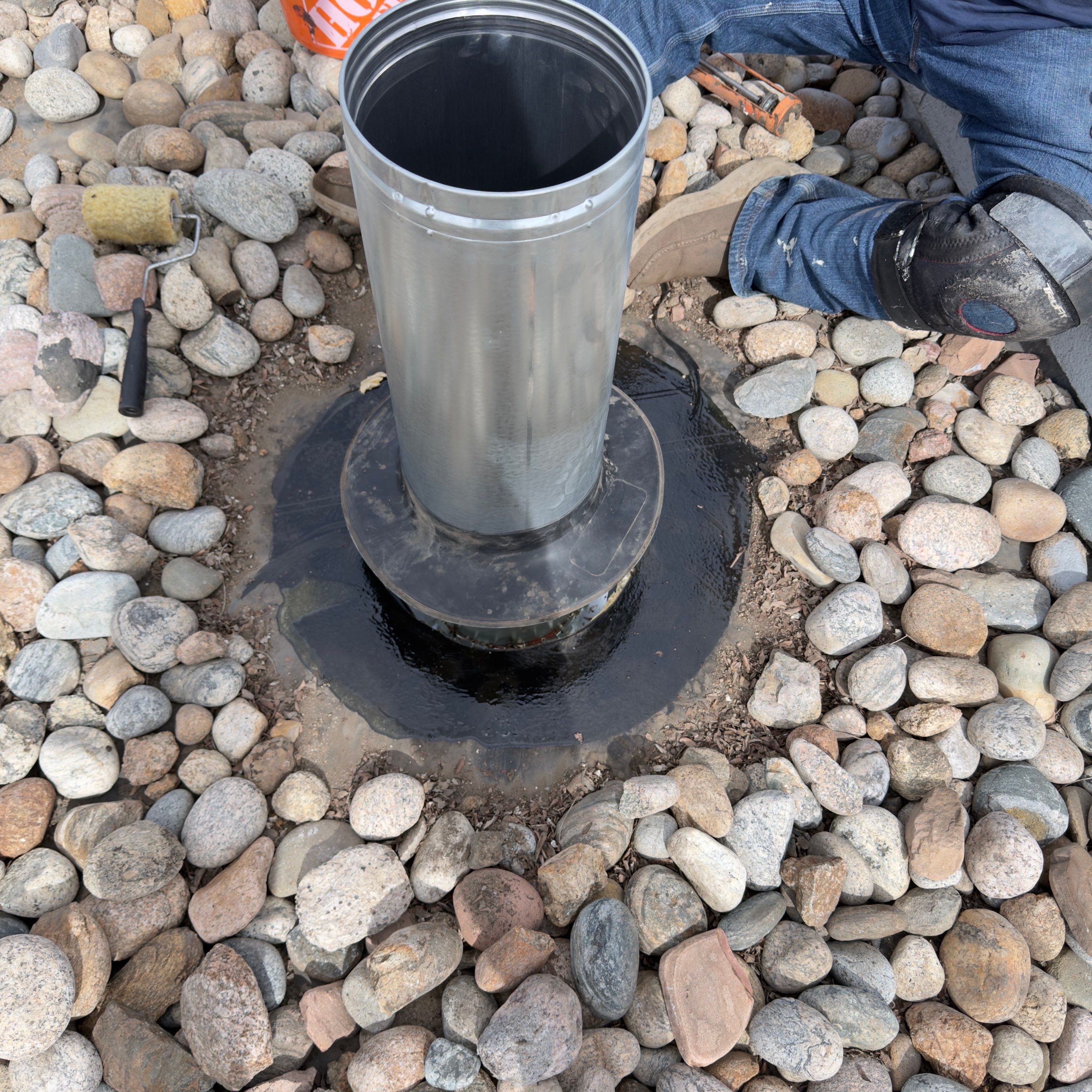 Bentley Denver Commercial Roofing Repair and HVAC Curb Flashing in Lone Tree CO by Rhino Roofing LLC