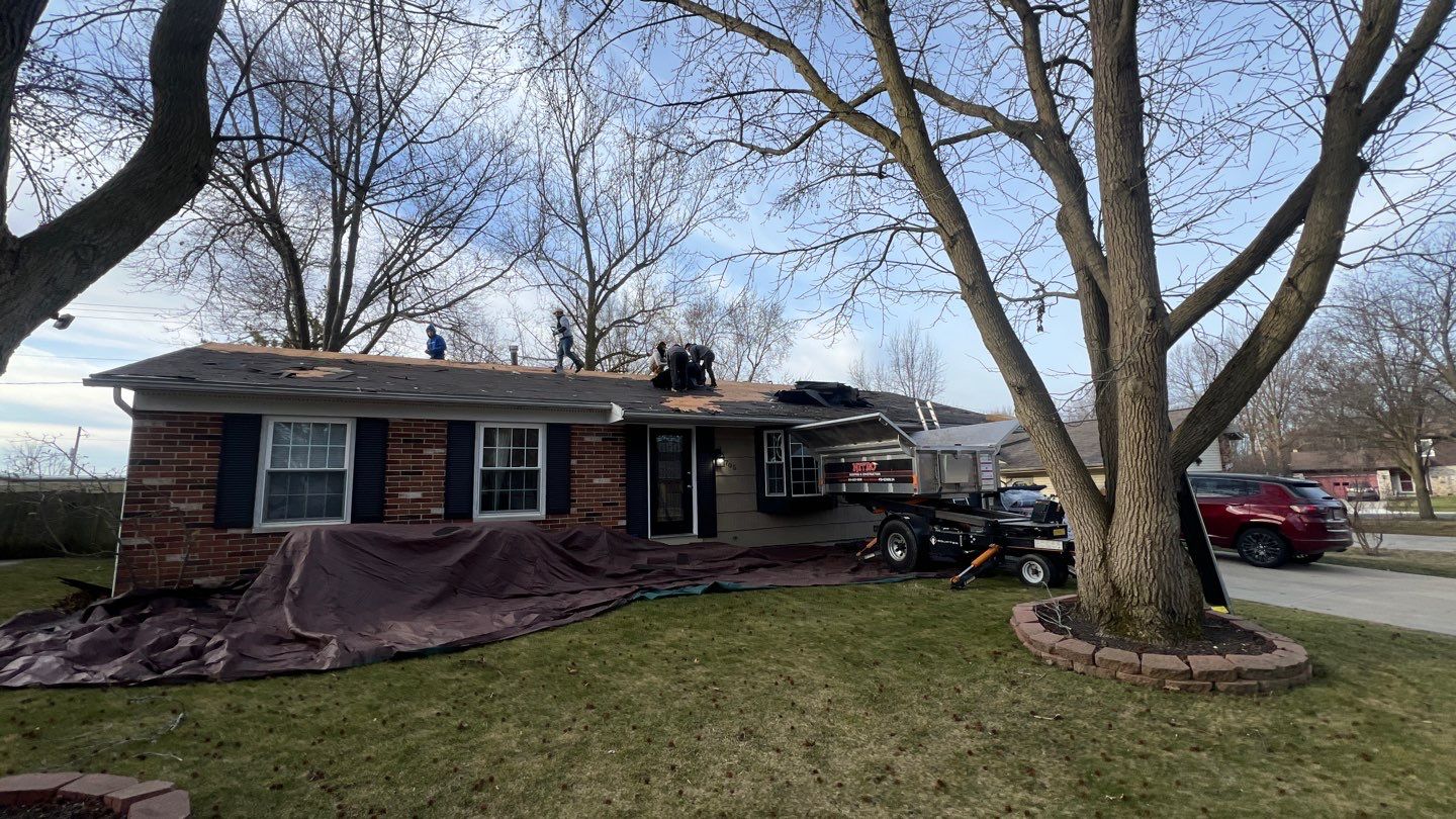 Residential Roofing Installation using GAF Timberline HDZ Charcoal by Nitro Roofing and Construction