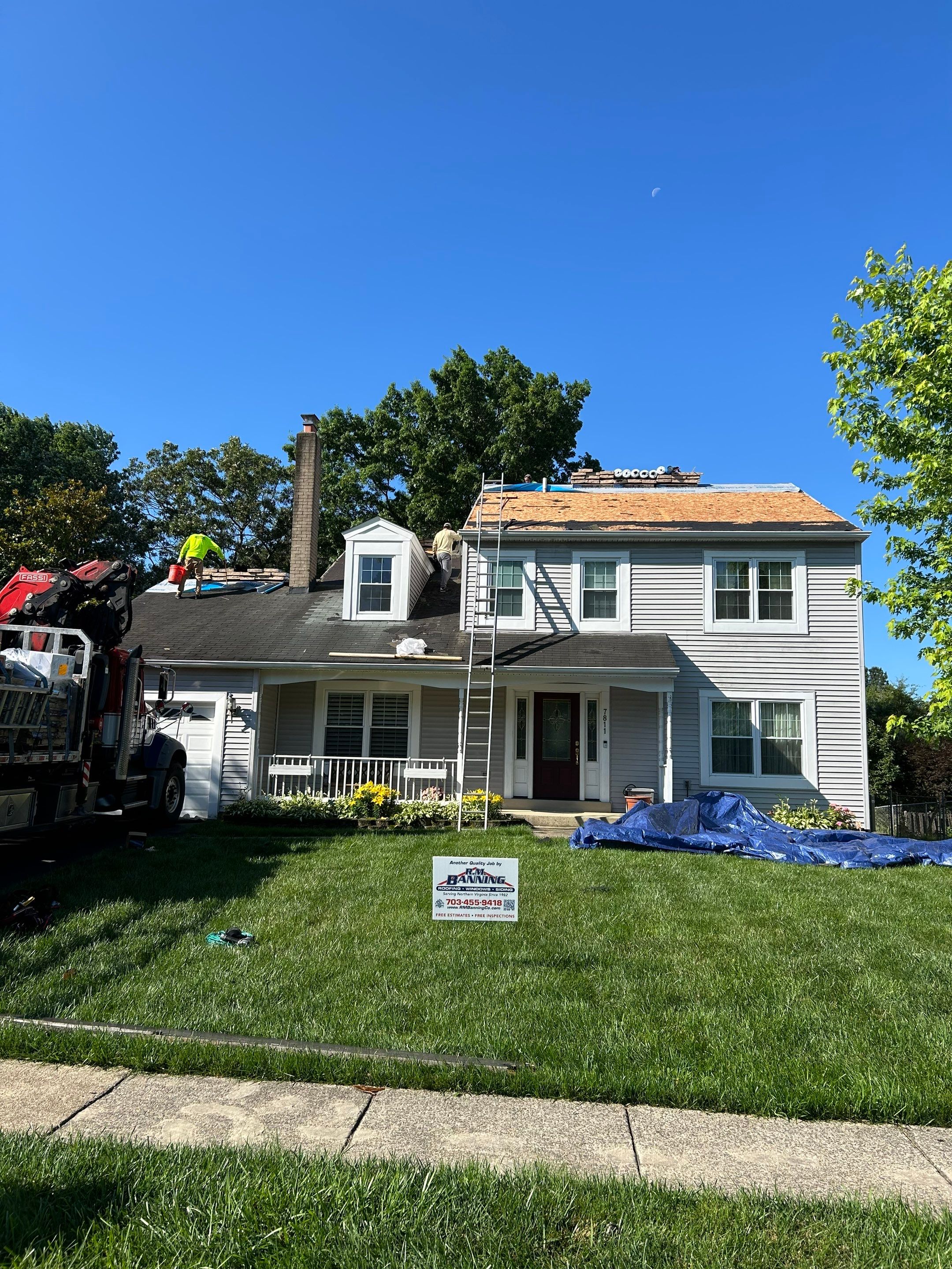 Springfield: CertainTeed Landmark Pro Designer Shingles in Max Def Moire Black by RM Banning, Inc.
