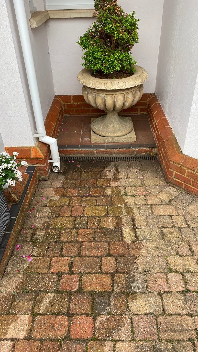 Driveway Clean using honda 21 ltr/min by Ges Exterior Cleaning ltd