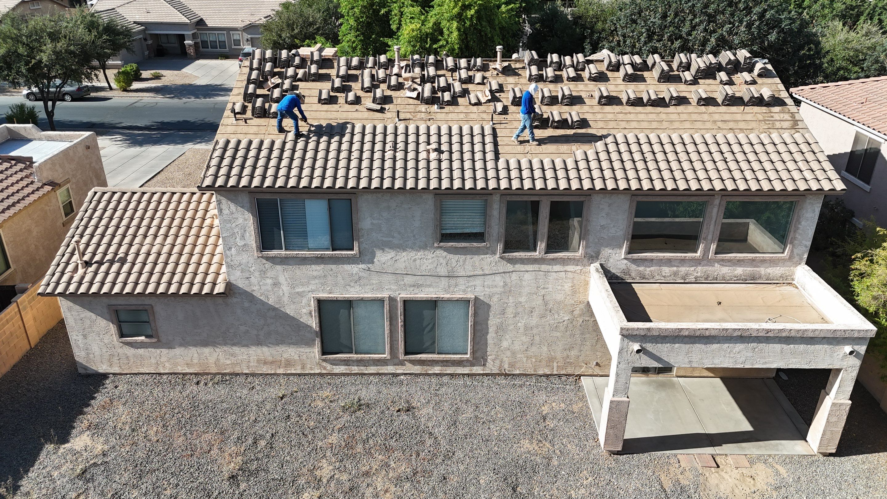 Project in Queen Creek, AZ by Saint Roofing