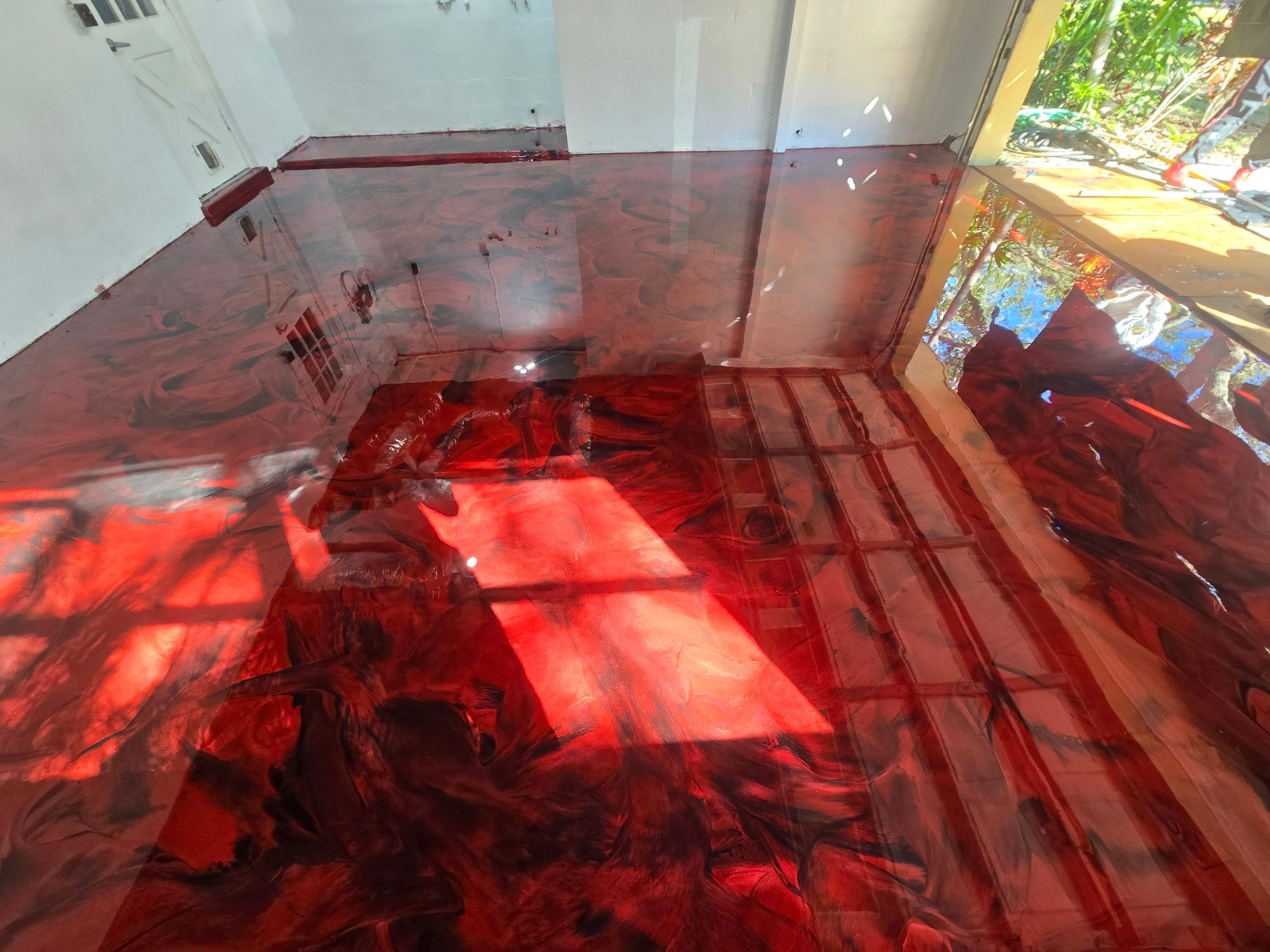 Beautiful Metallic Floor Built to Last by Performance Floors & Coating